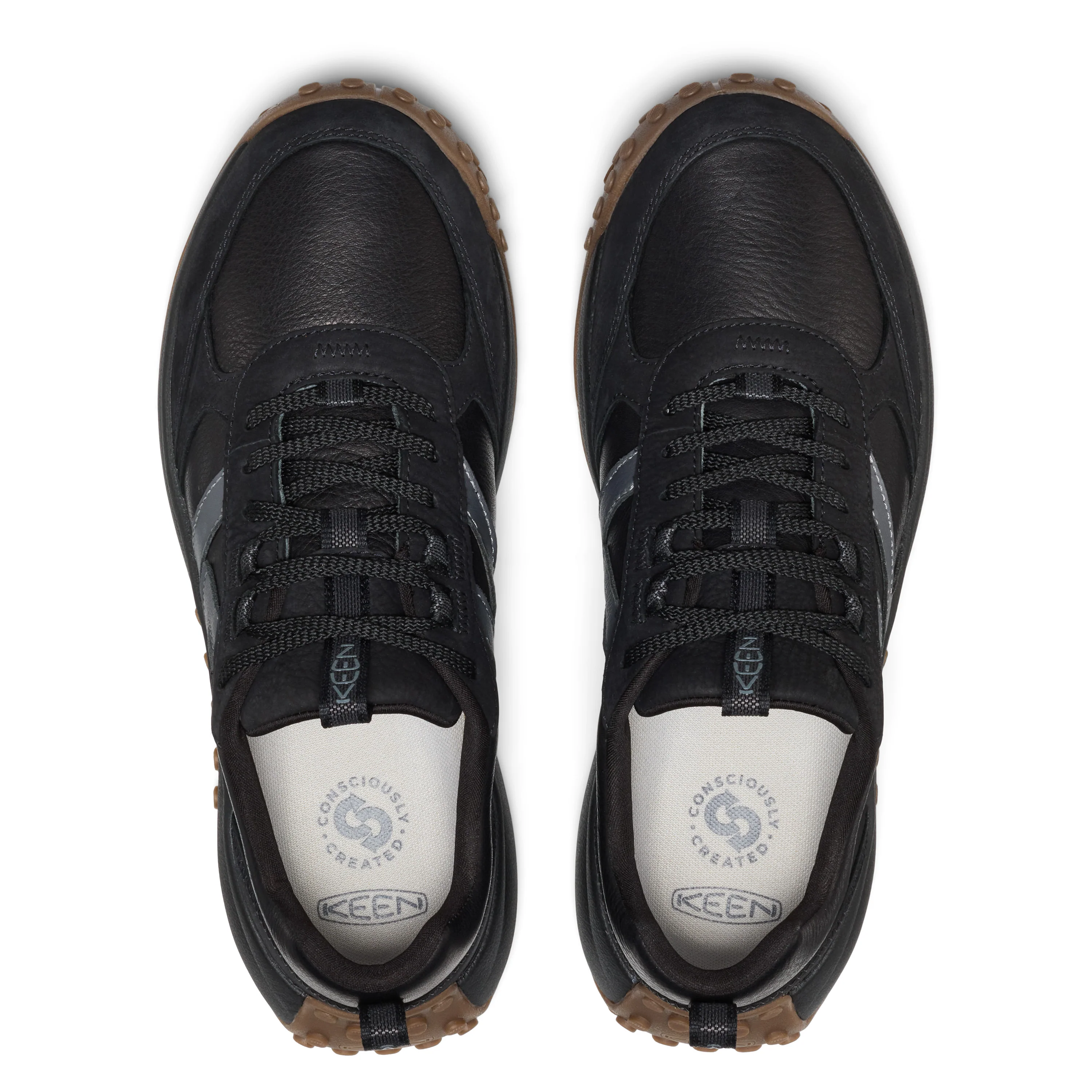 Men's KS86 Leather Sneaker Black - Image 6