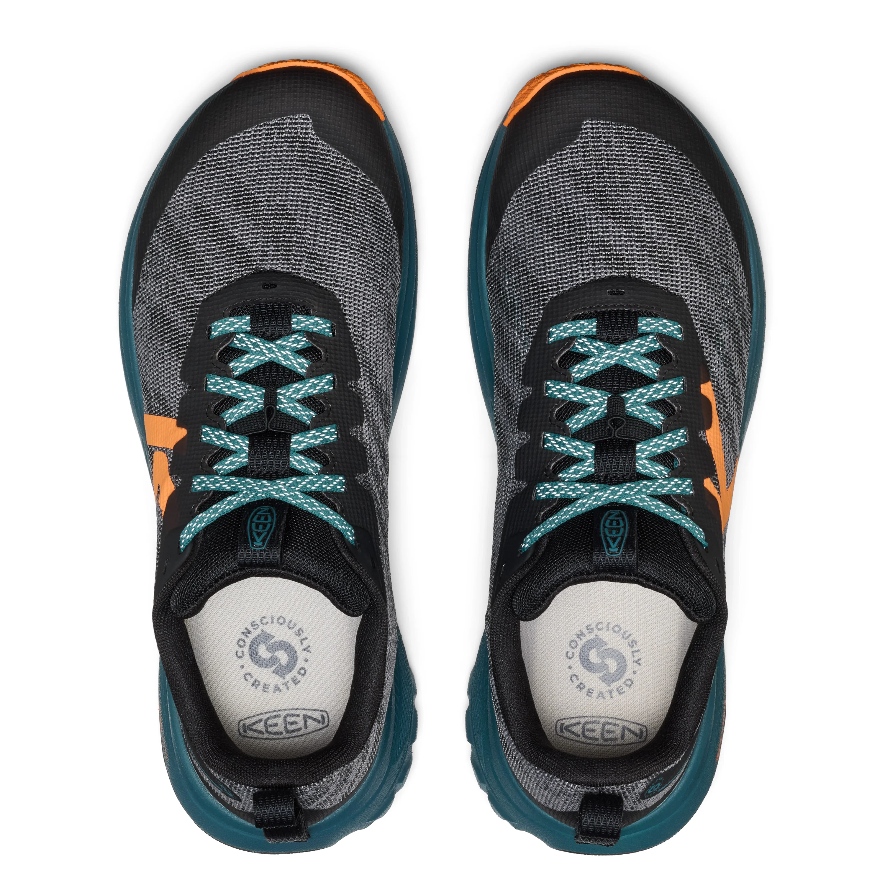 Men's Roam Trail Running Shoe Black Orange Peel - Image 2