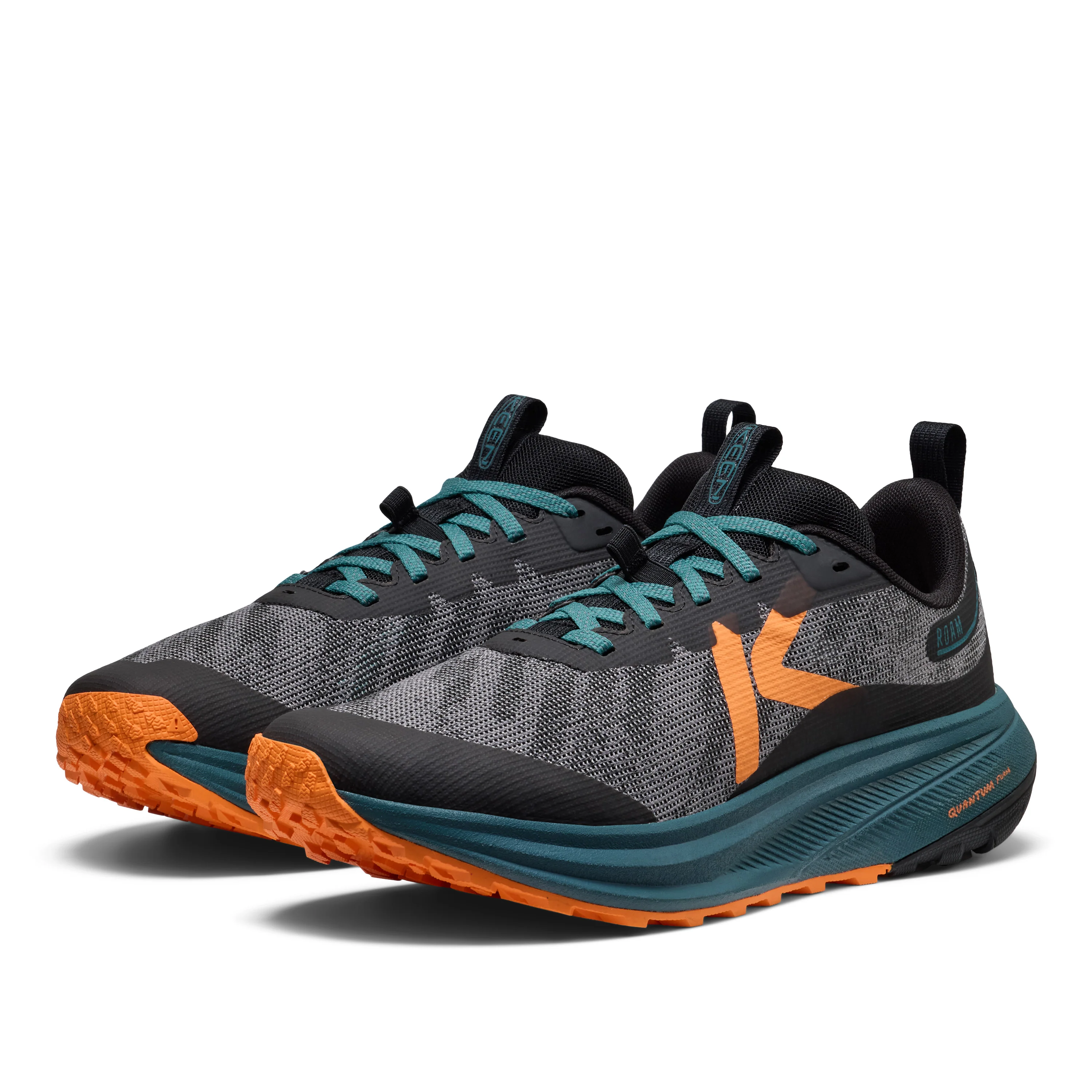 Men's Roam Trail Running Shoe Black Orange Peel - Image 5