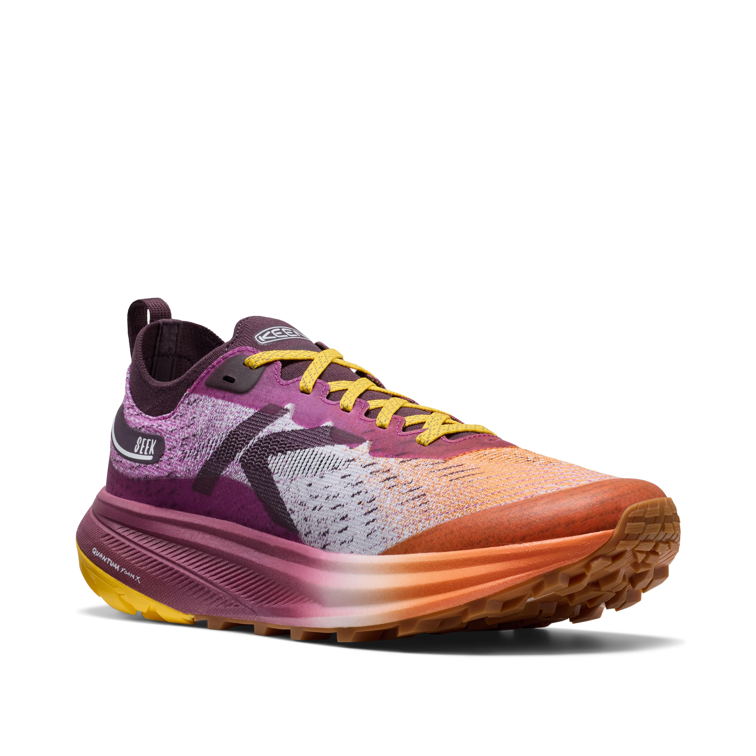 Men's Seek Trail Running Shoe Willowherb Orange Peel - Image 4