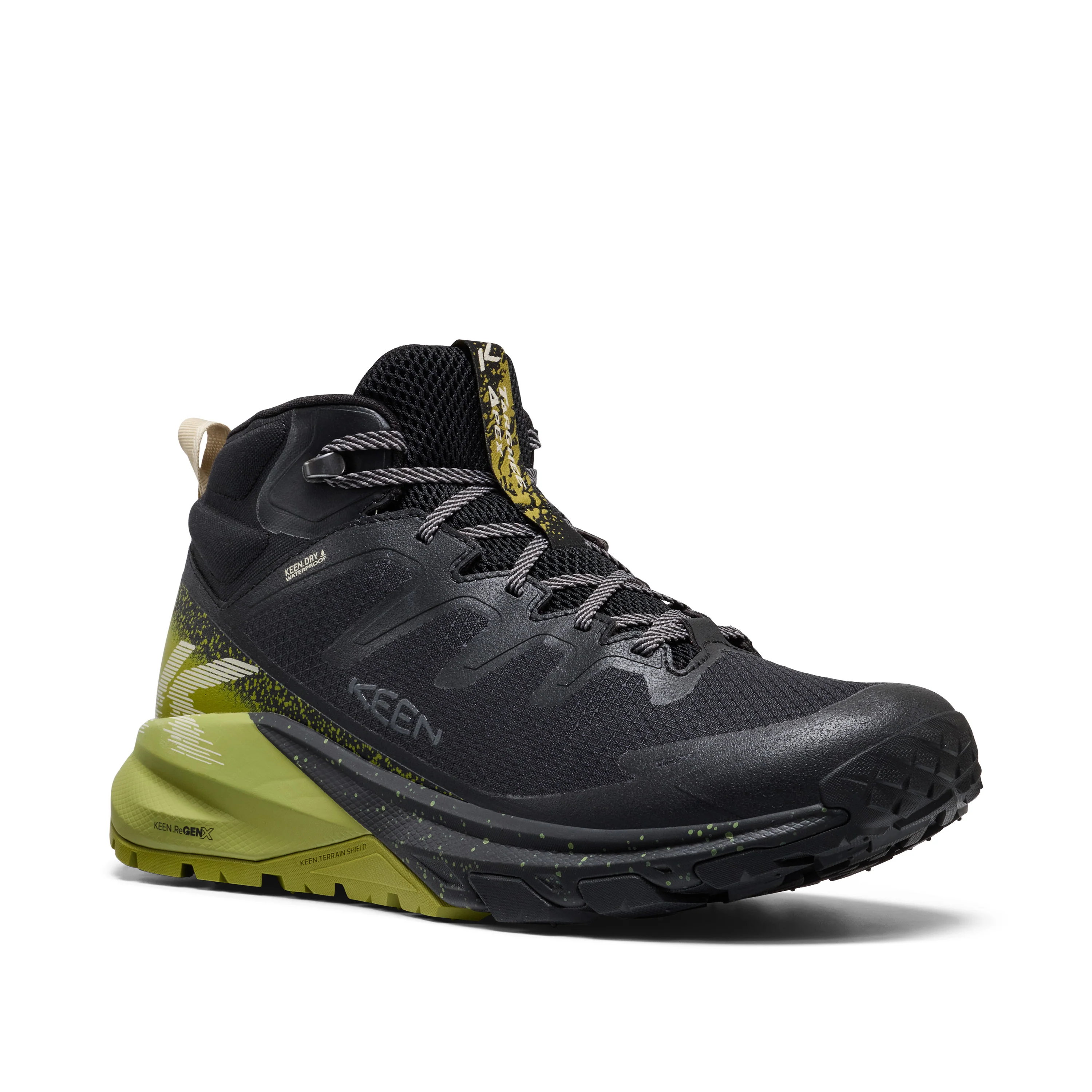 Men's Targhee Apex Waterproof Hiking Boot Black Golden Cypress - Image 2