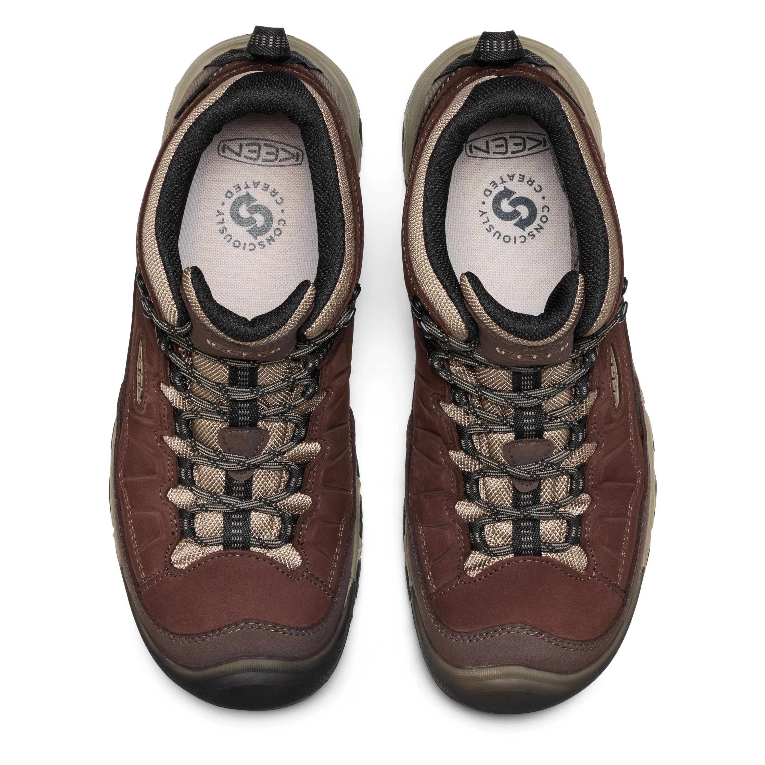 Men's Targhee IV Waterproof Hiking Boot Java Brindle - Image 3