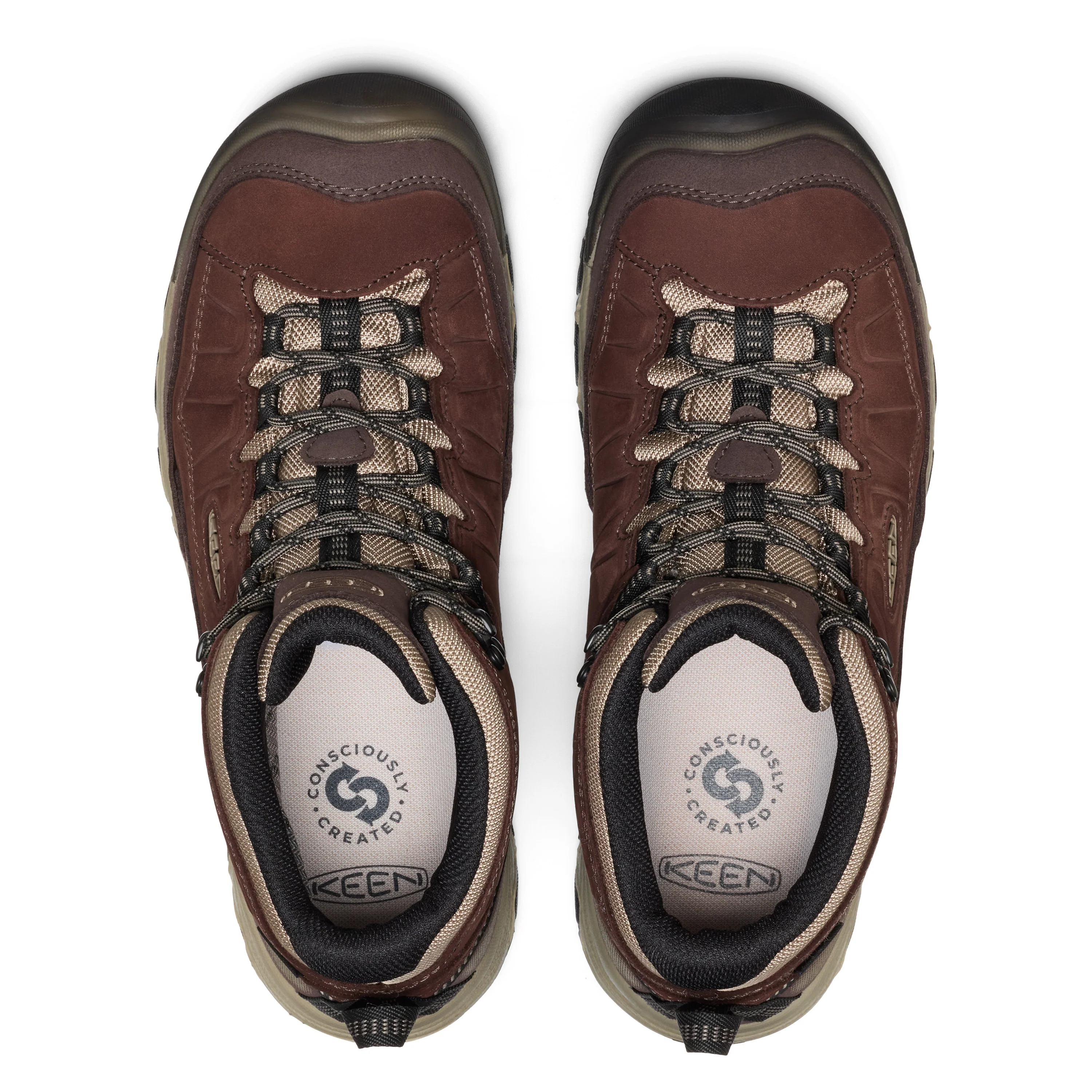 Men's Targhee IV Waterproof Hiking Boot Java Brindle - Image 4