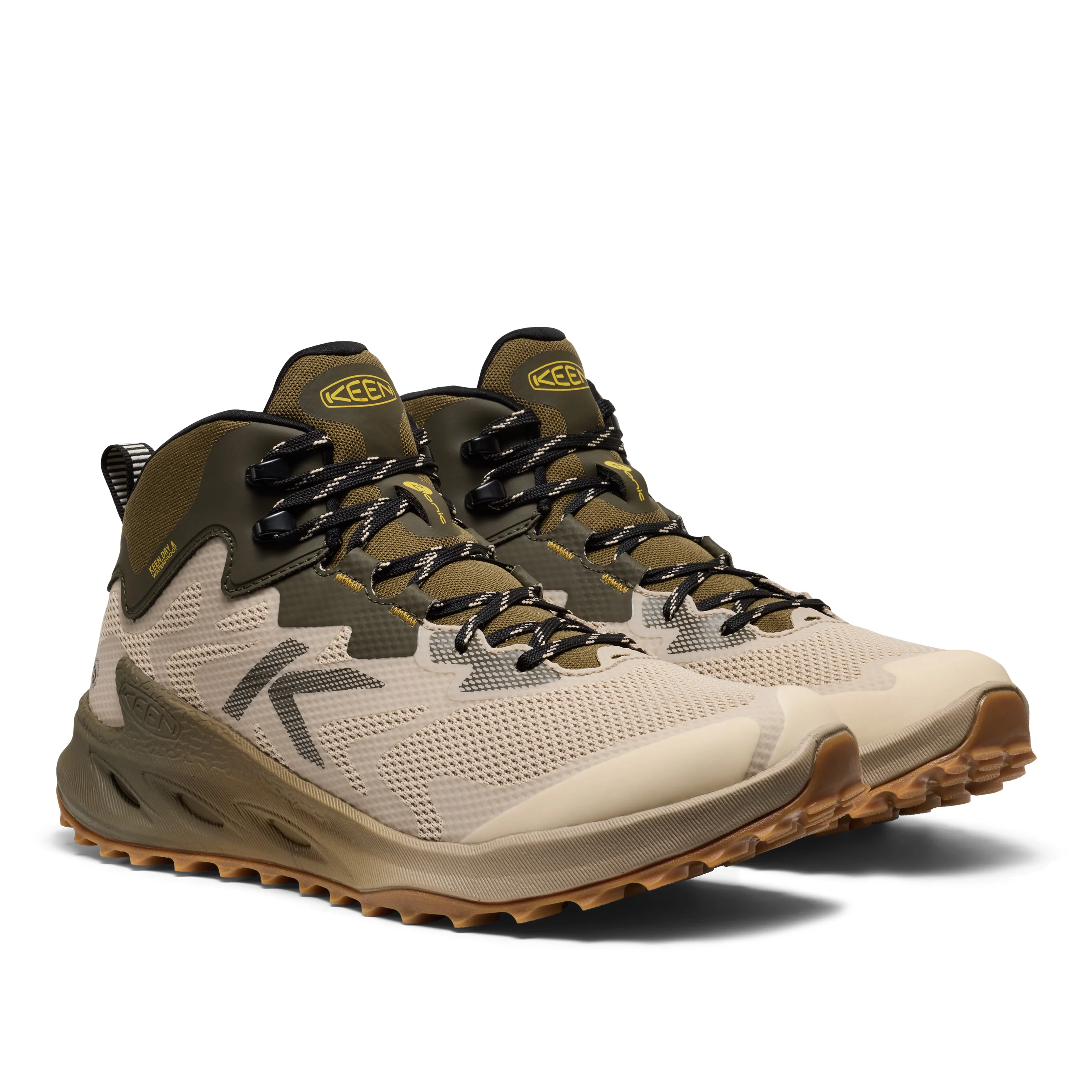 Men's Zionic NXT Waterproof Hiking Boot Brindle Lemon Curry - Image 5