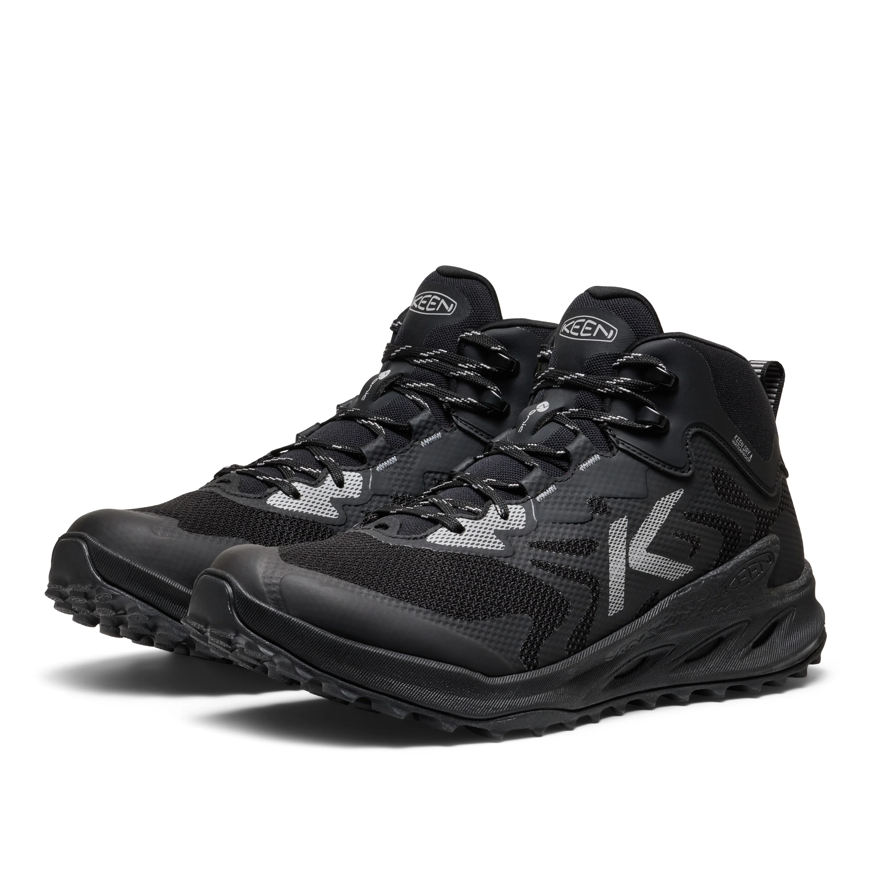 Men's Zionic NXT Waterproof Hiking Boot Triple Black - Image 5