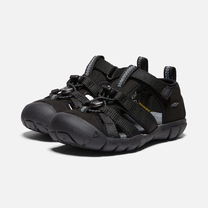 Little Kid's Seacamp II Cnx Black Grey - Image 6