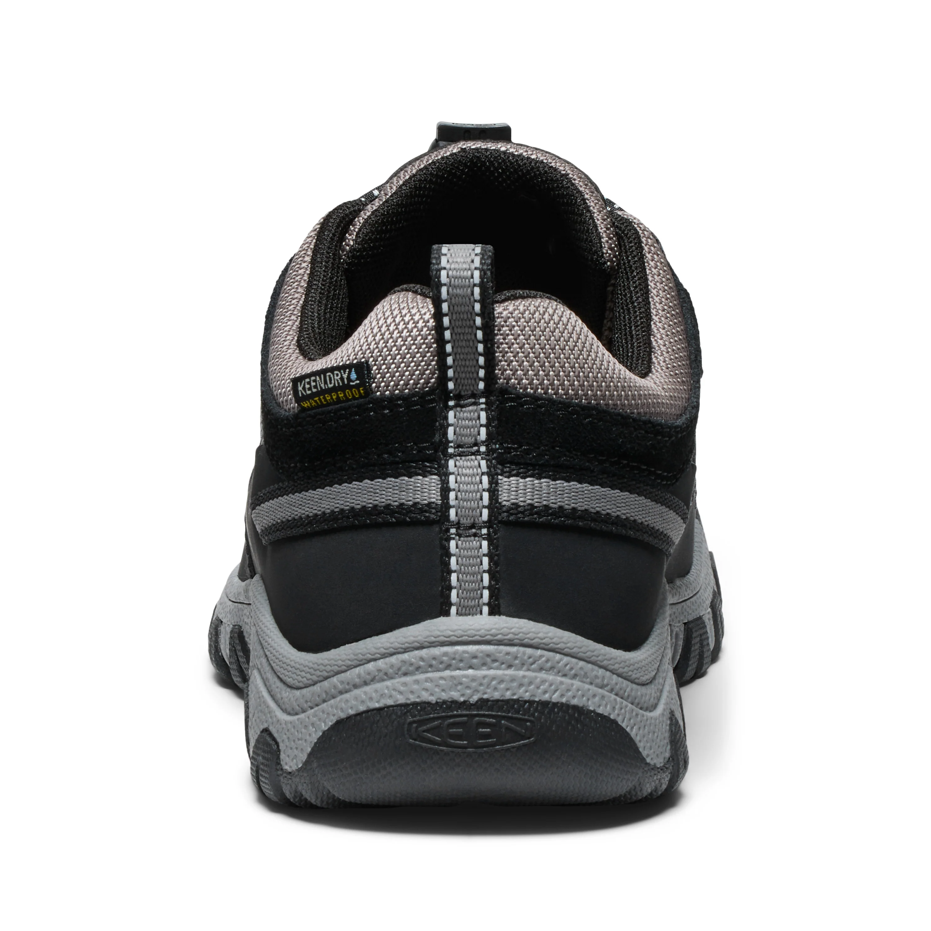 Big Kid's Targhee IV Low Waterproof Black Steel Grey - Image 6