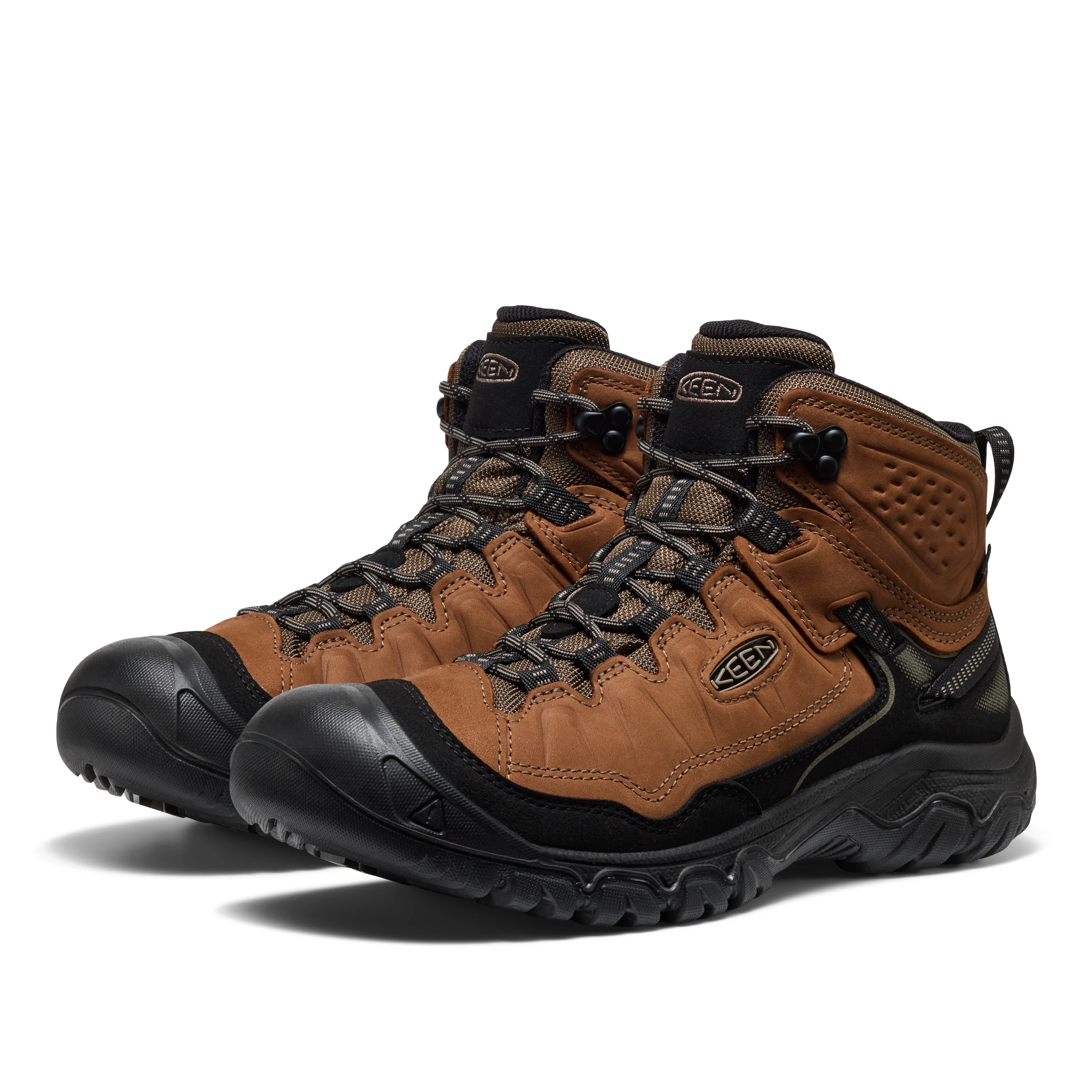 Men's Targhee IV Waterproof Hiking Boot Bison Black - Image 4