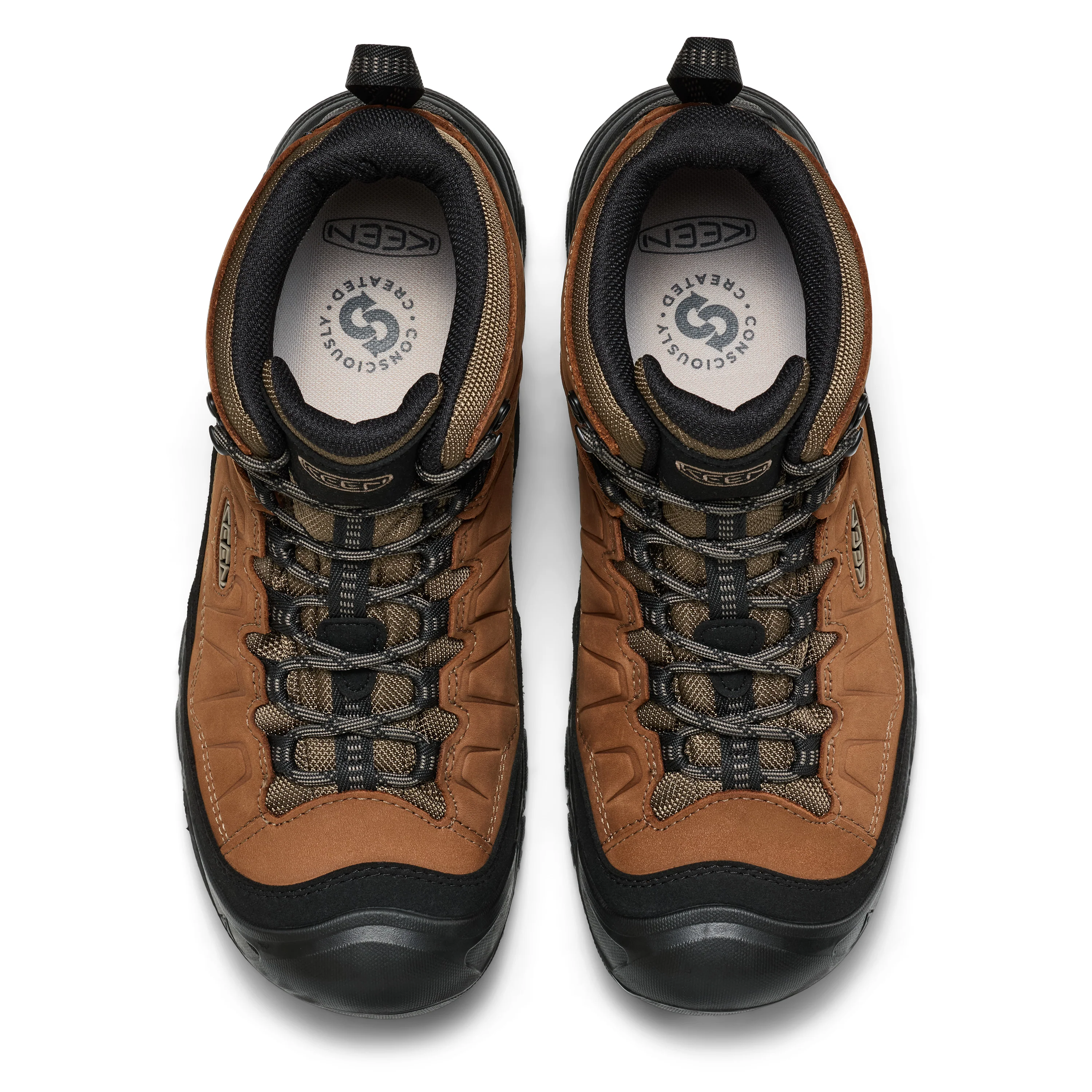 Men's Targhee IV Waterproof Hiking Boot Bison Black - Image 5
