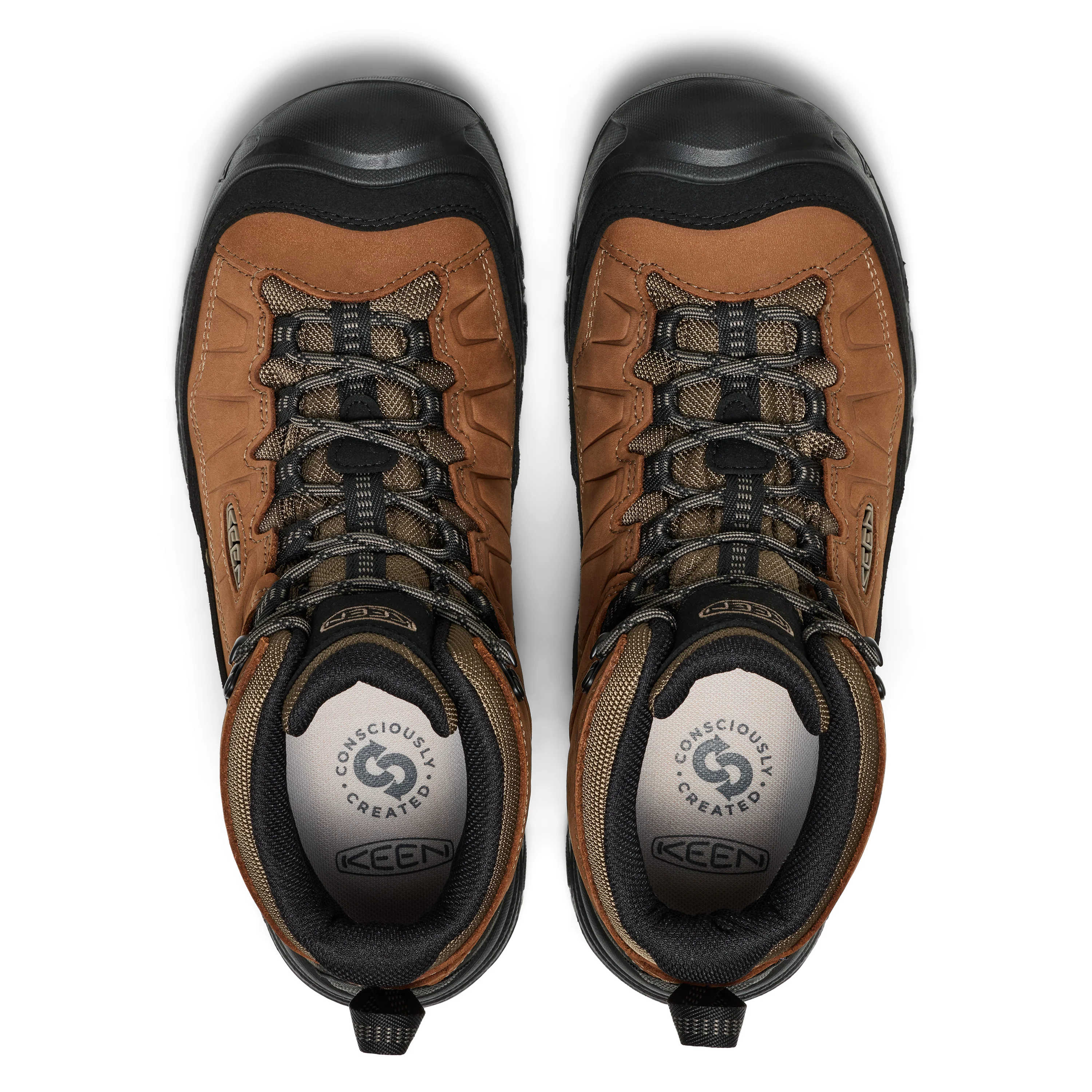 Men's Targhee IV Waterproof Hiking Boot Bison Black - Image 6