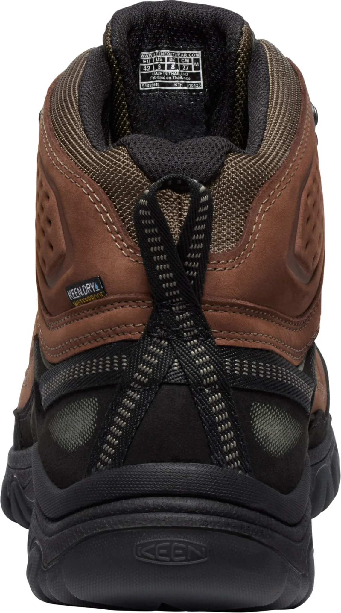 Men's Targhee IV Waterproof Hiking Boot Bison Black - Image 7