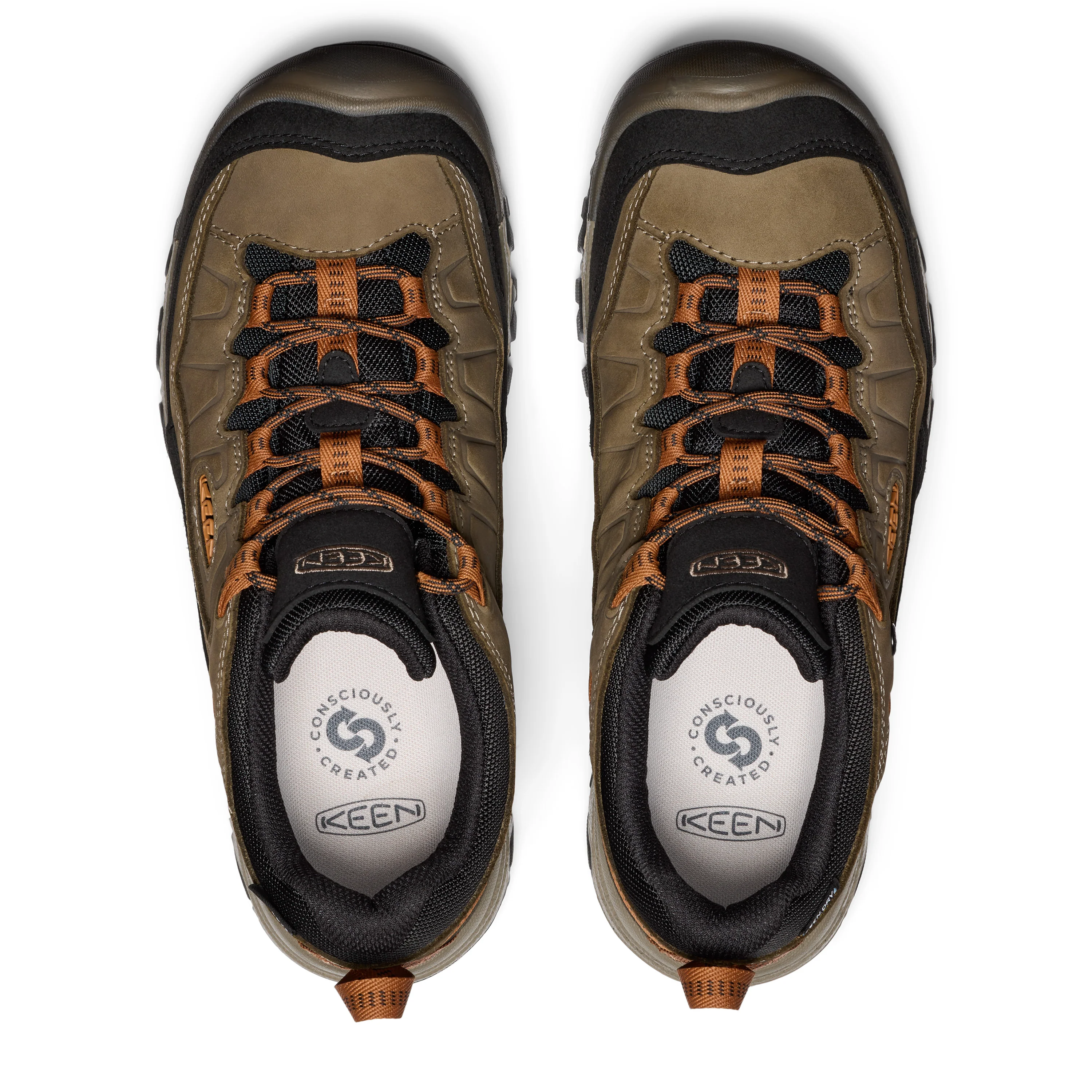 Men's Targhee IV Waterproof Hiking Shoe Sea Turtle Roasted Pecan - Image 6