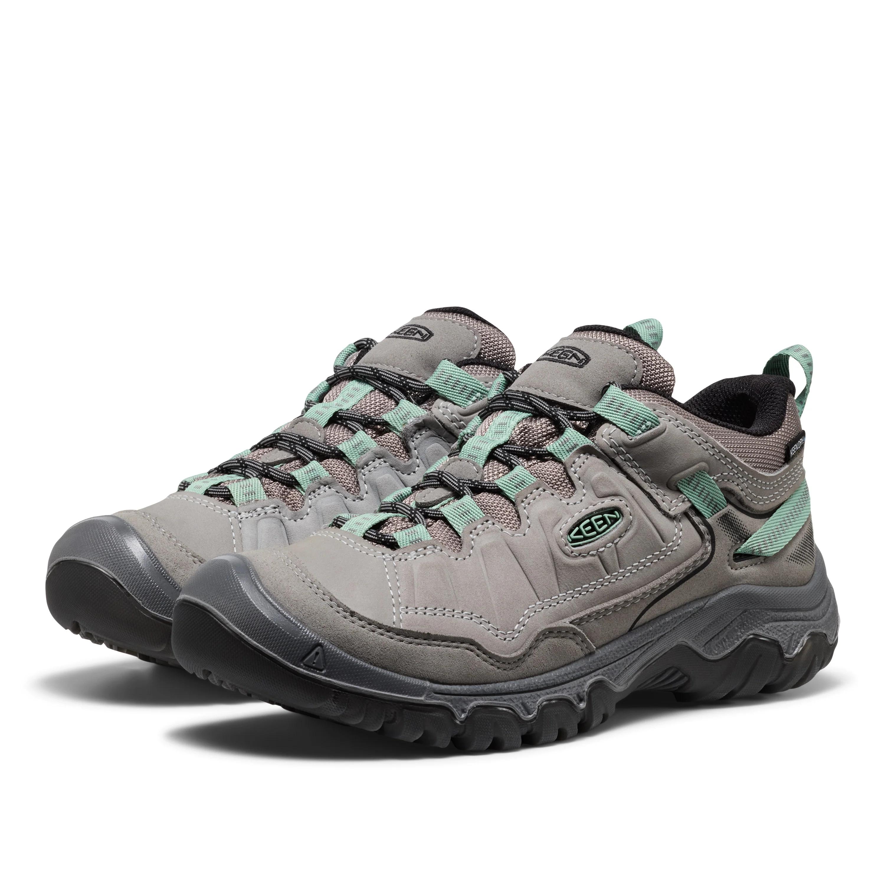 Women's Targhee IV Waterproof Hiking Shoe Alloy Granite Green - Image 4