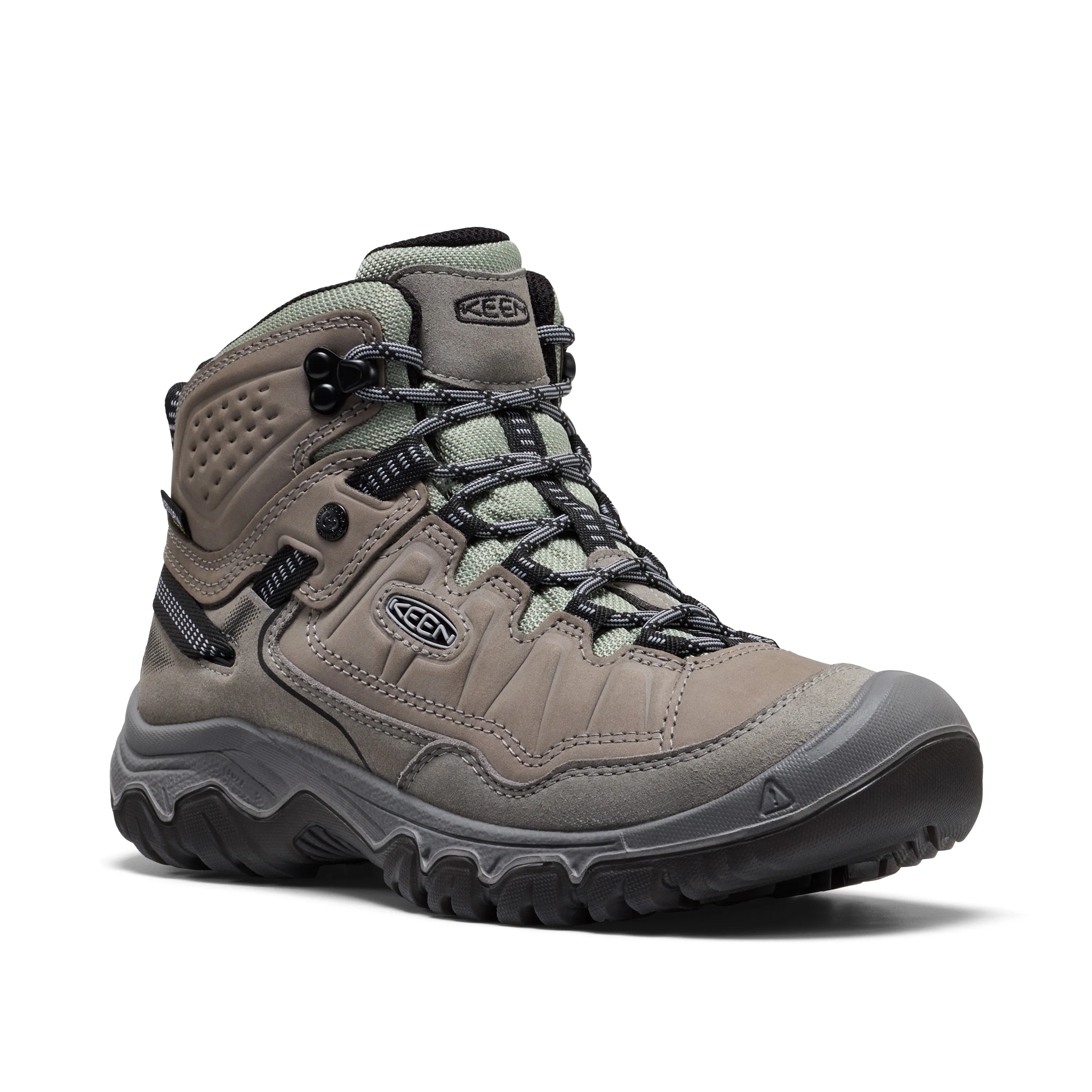 Women's Targhee IV Waterproof Hiking Boot Steel Grey Lily Pad - Image 2