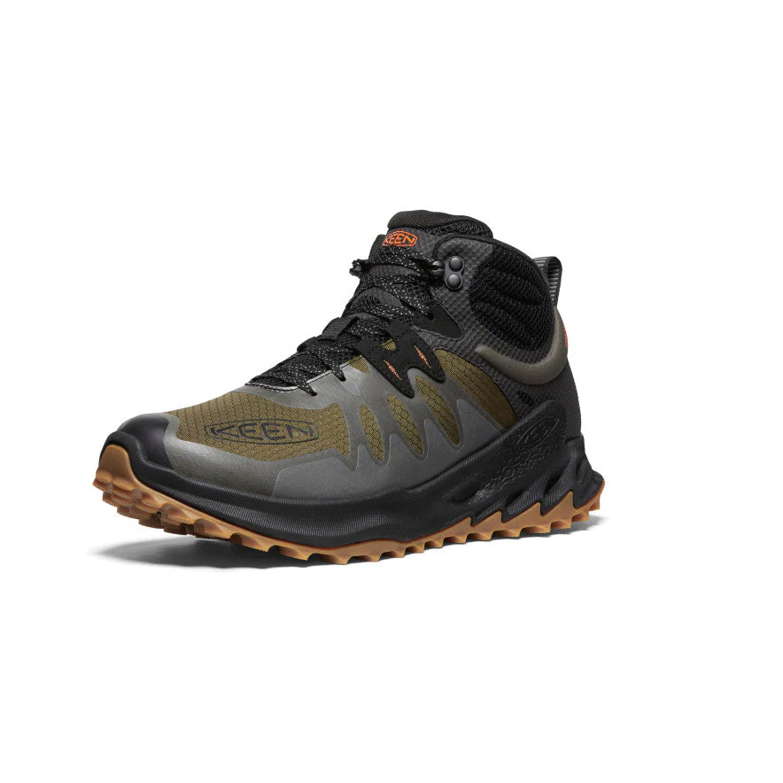 Men's Zionic Waterproof Boot Dark Olive Scarlet Ibis - Image 9