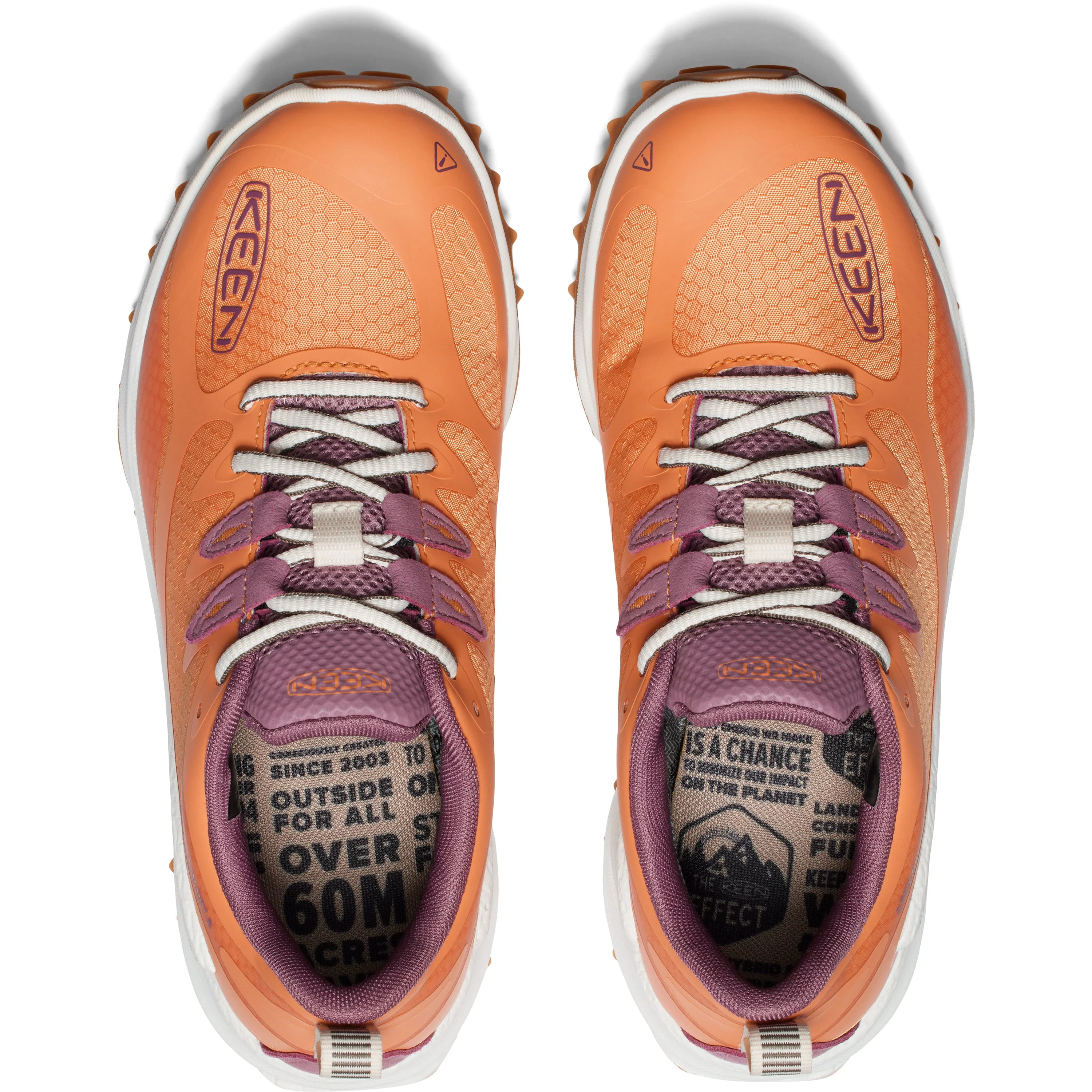 Women's Zionic Waterproof Tangerine Star White - Image 4